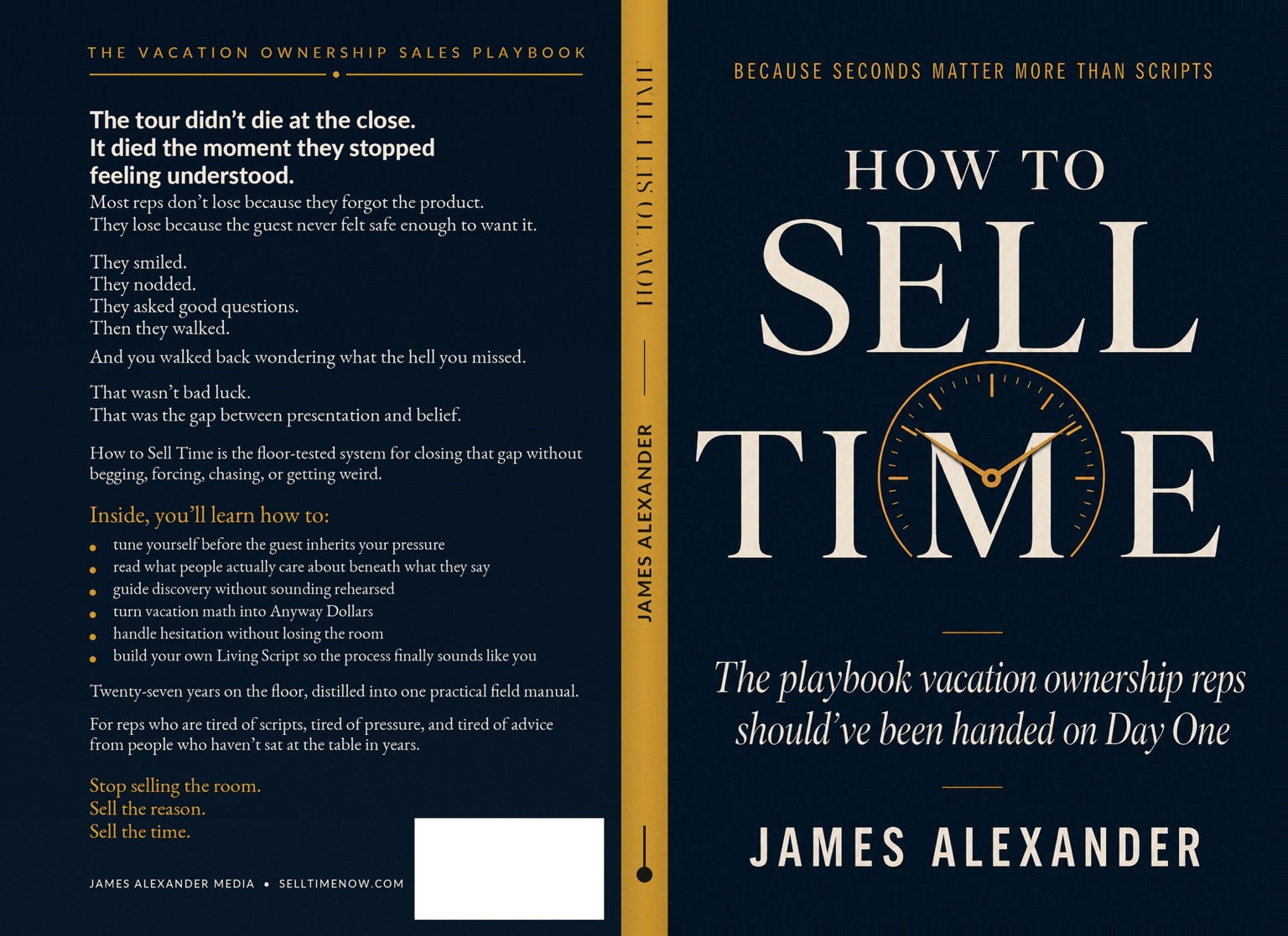 How To Sell Time book cover by James Alexander